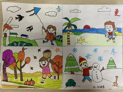 红树林小学一年级简笔画,红树林的画法