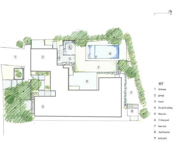 正方形小花园平面设计图,小正方形的画法