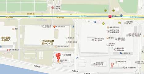 琶洲会展中心地图,琶洲会展中心地图高清