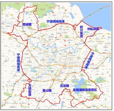 宁波行政地图,宁波行政地图全图高清版